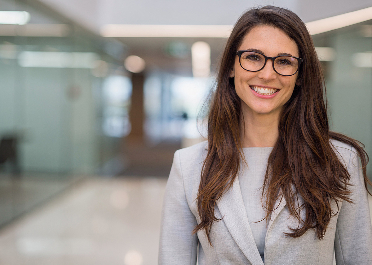 IT marketing leader in a modern office